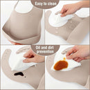 Babador de silicone e Talheres de Silicone para Bebé