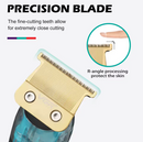 **Máquina de Cortar Cabelo Profissional VGR Original para Homens – Kit de Barbearia Completo Recarregável**