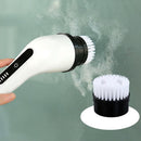 Escova de limpeza elétrica rotativa com 9 cabeças para casa de banho, cozinha e carro.